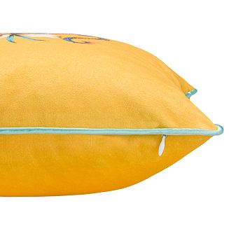 Poszewka dekoracyjna DF-03 43x43 Darymex motym kwiatowy na miodowym tle