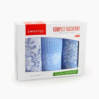 Komplet ścierek kuchennych 2+1  ZWOLTEX
