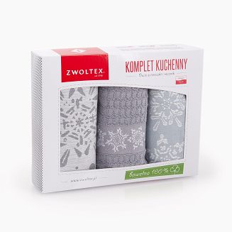 Komplet ścierek kuchennych 2+1  ZWOLTEX