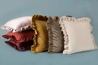 Poszewka dekoracyjna VELVET 45x45 Eurofirany srebrny