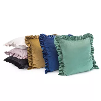 Poszewka dekoracyjna VELVET 45x45 Eurofirany srebrny