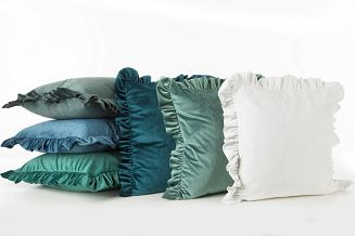 Poszewka dekoracyjna VELVET 45x45 Eurofirany srebrny