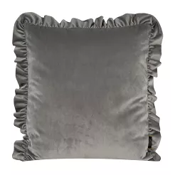 Poszewka dekoracyjna VELVET 45x45 Eurofirany srebrny