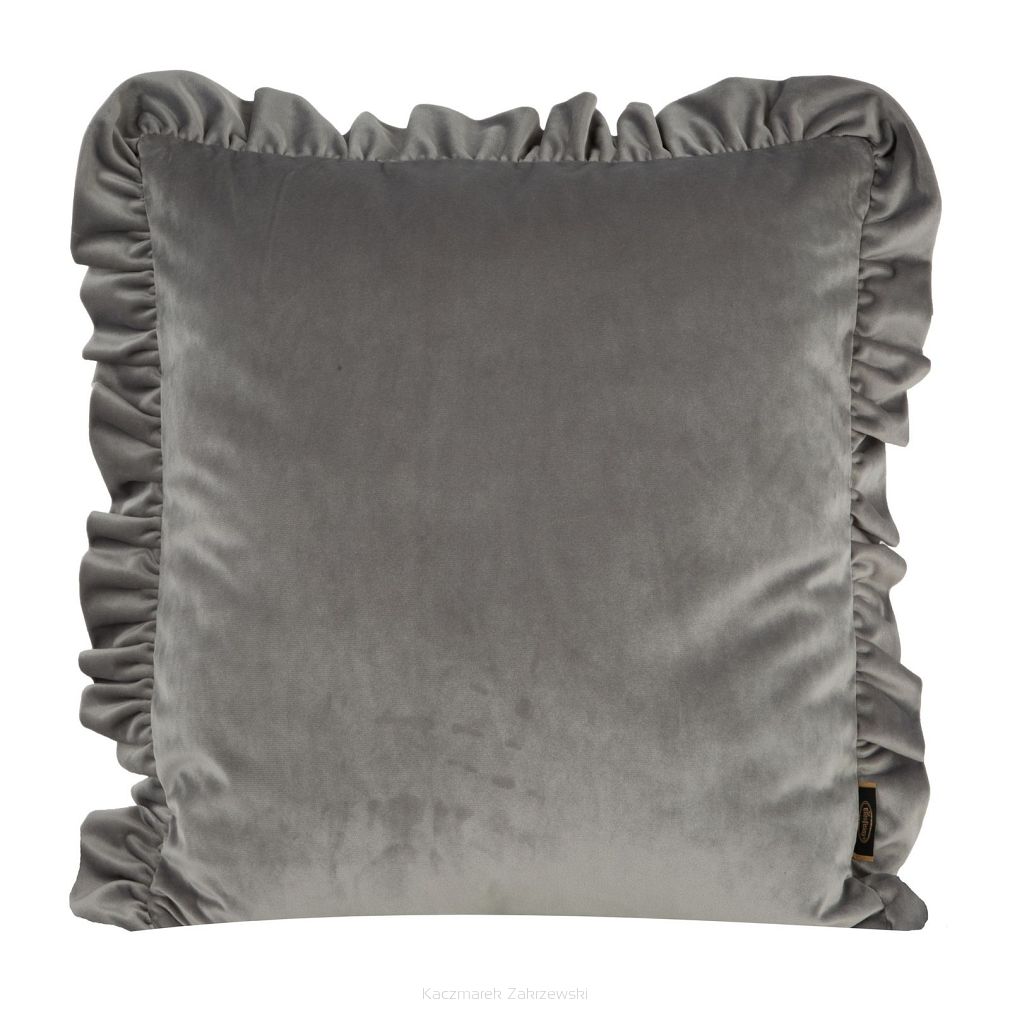 Poszewka dekoracyjna VELVET 45x45 Eurofirany srebrny