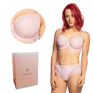 Biustonosz GAIA Semi-Soft Sandy 594 półusztywniany różowy