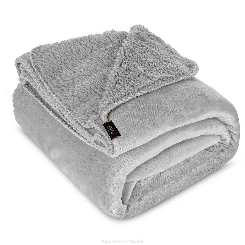 Koc narzuta TEDY Eurofirany srebrny