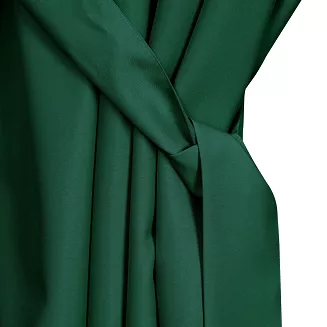 Zasłona gotowa na szelkach wodoodporna GARDEN 155x220 ogrodowa ciemnozielona