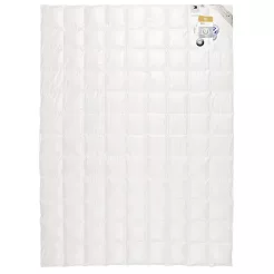Kołdra puchowa LETNIA 200x200 SILVER kremowa 90% puch
