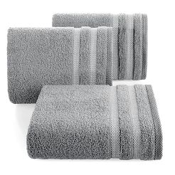 Ręcznik bawełniany RIKI 30x50 Eurofirany stalowy