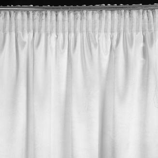 Zasłona gotowa na taśmie ELISE 140x270 Eurofirany biały