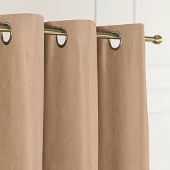 Zasłona gotowa na przelotkach EFE 140x260 półzaciemniająca ciepły beżowy