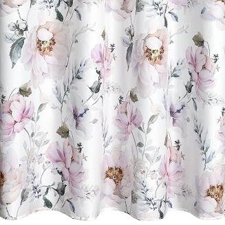 Zasłona gotowa na przelotkach ROSELIN 140x250 Eurofirany biały