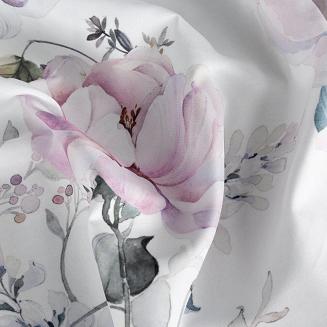 Zasłona gotowa na przelotkach ROSELIN 140x250 Eurofirany biały