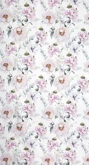 Zasłona gotowa na przelotkach ROSELIN 140x250 Eurofirany biały