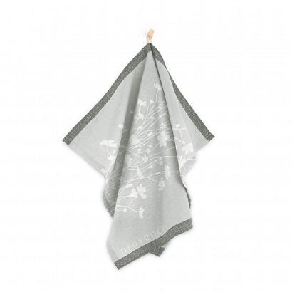 Ścierka kuchenna 50x70 Zwoltex Le Pre szara kwiaty