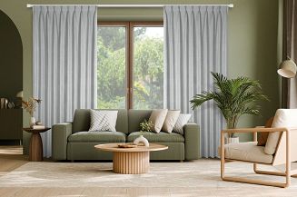 Zasłona gotowa NELISA 210x270 Eurofirany srebrny