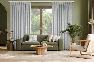 Zasłona gotowa NELISA 210x270 Eurofirany srebrny