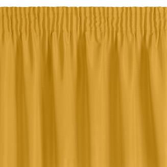 Zasłona gotowa na taśmie RITA 140x270 Eurofirany musztardowy