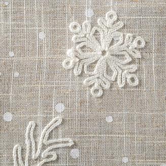 Obrus świąteczny 85x85 Eurofirany beżowy