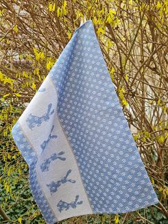 Ścierka kuchenna WIELKANOCNA 50x70 Zwoltex wzór SZARAK niebieska