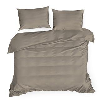 Pościel satynowa NOVA3 160x200 Eurofirany jasnobrązowy