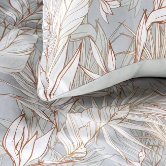 Pościel satynowa NIKA Eurofirany jasnoszary