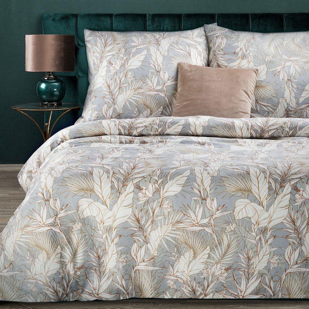 Pościel satynowa NIKA Eurofirany jasnoszary