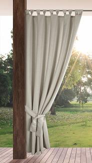 Zasłona gotowa na szelkach GARDEN 155x260 Eurofirany beżowy