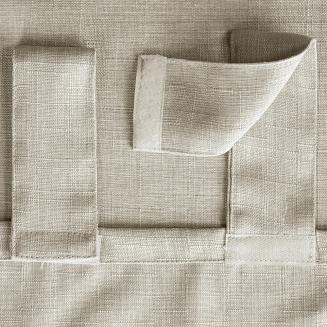 Zasłona gotowa na szelkach GARDEN 155x260 Eurofirany beżowy