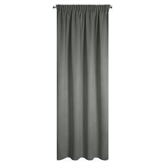 Zasłona gotowa na taśmie CARLO 130x300 Eurofirany popielaty