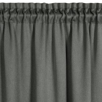 Zasłona gotowa na taśmie CARLO 130x300 Eurofirany popielaty