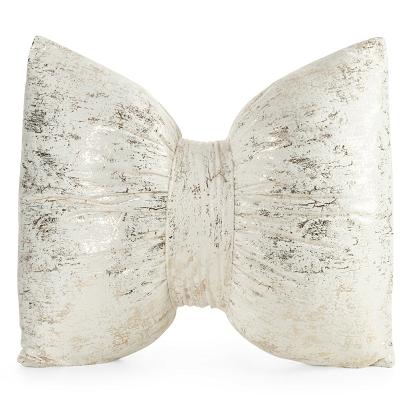 Poduszka dekoracyjna KOKARDA1 45x55 Eurofirany kremowa złocista