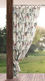 Zasłona gotowa na taśmie GARDEN2 155x220 Eurofirany biały