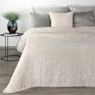 Koc narzuta MALIBU 150x200 Eurofirany kremowy