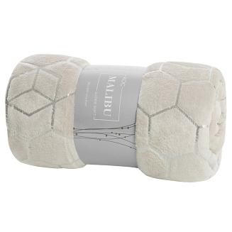 Koc narzuta MALIBU 150x200 Eurofirany kremowy