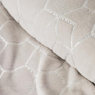 Koc narzuta MALIBU 150x200 Eurofirany kremowy