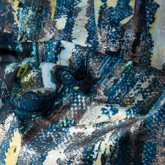 Zasłona gotowa na przelotkach GRACE 140x250 Eurofirany granatowy