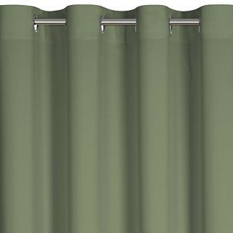 Zasłona gotowa na przelotkach RITA 140x250 Eurofirany oliwkowy