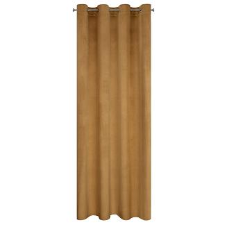 Zasłona gotowa na przelotkach ROSA 140x250 Design91 miodowy