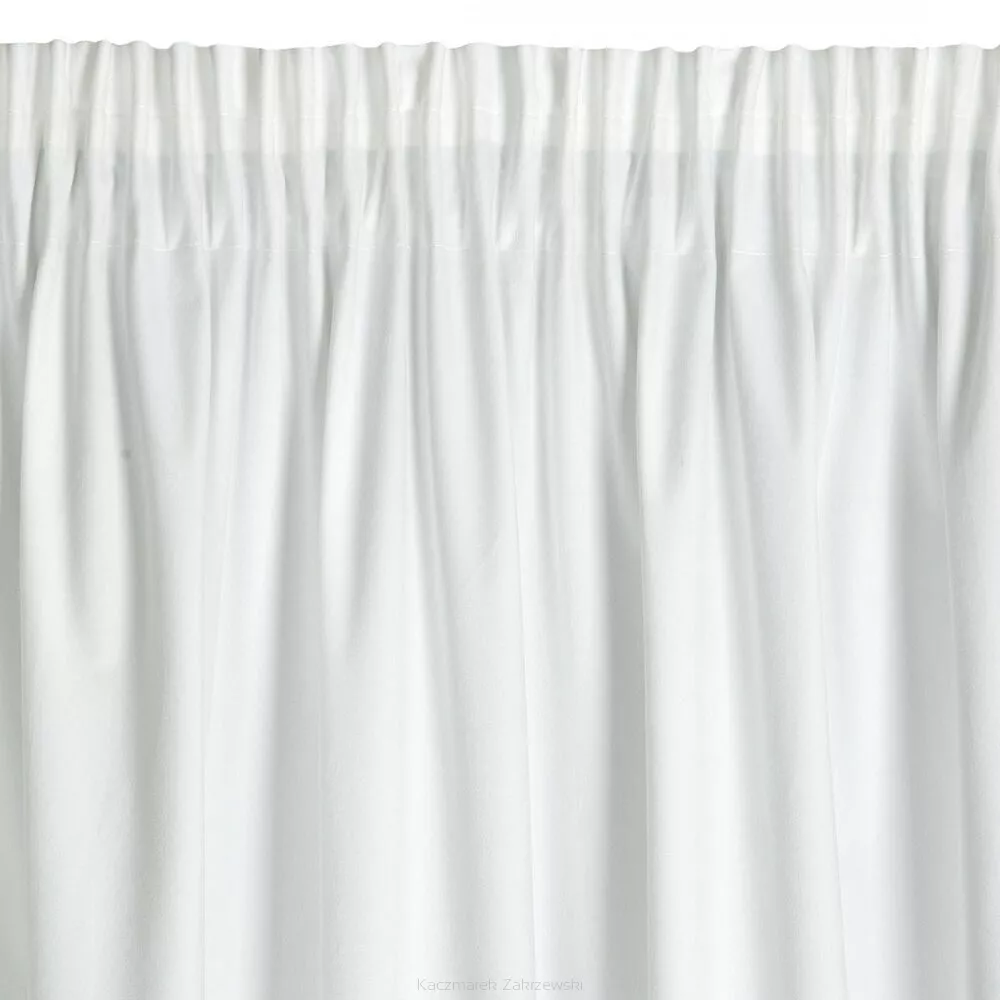 Zasłona gotowa na taśmie ROSA 140x270 Design91 biały