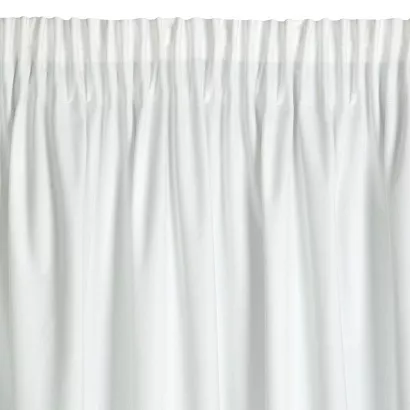 Zasłona gotowa na taśmie ROSA 140x270 Design91 biała