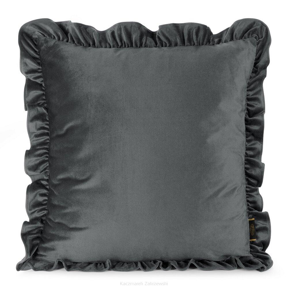 Poszewka dekoracyjna BRENDA 45x45 Eurofirany stalowy