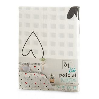 Pościel bawełniana KID Design91 biały