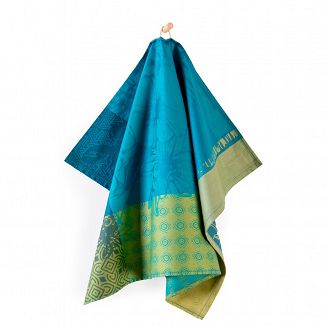 Ścierka kuchenna Bouquet 50x70 Zwoltex GOAT turkusowa zielona