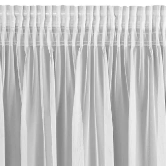 Firana gotowa na taśmie AMY 300x150 Eurofirany biały