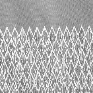 Firana gotowa na taśmie AMY 300x150 Eurofirany biały