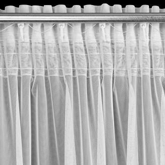 Firana gotowa na taśmie AMY 300x150 Eurofirany biały