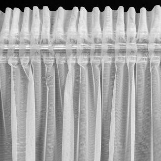 Firana gotowa na taśmie AMY 300x150 Eurofirany biały