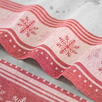 Komplet ścierek kuchennych świąteczny ZWOLTEX Renifer szary czerwony