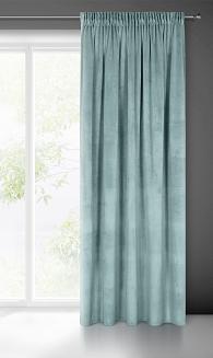 Zasłona gotowa na taśmie MELANIE 140x270 Eurofirany niebieski